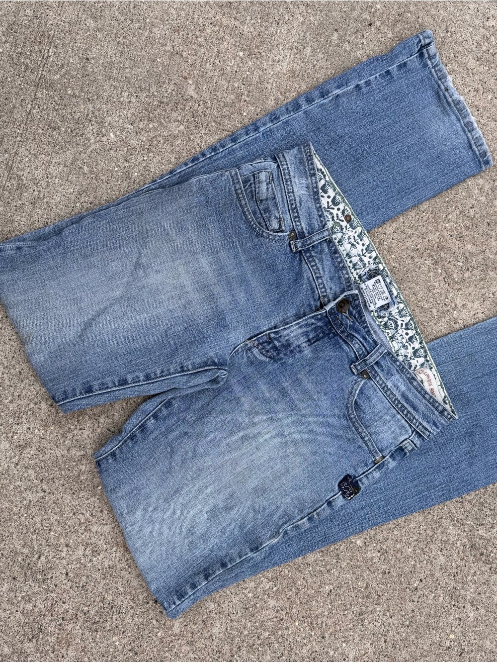 Billabong Faded Blue Straight Leg Jeans